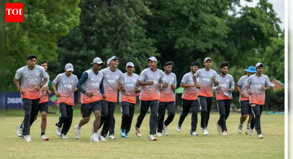 IND बनाम USA लाइव स्कोर, ICC अंडर 19 विश्व कप 2026: भारत ने USA के खिलाफ गेंदबाजी करने का विकल्प चुना; सबकी निगाहें वैभव सूर्यवंशी पर हैं.