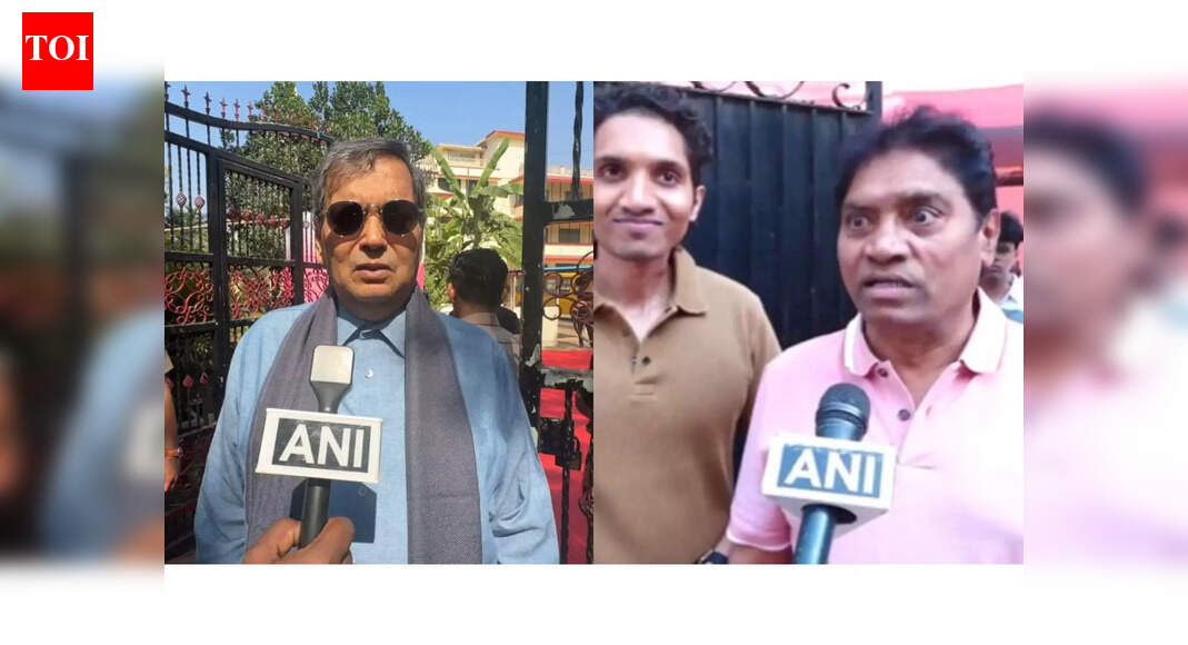 बीएमसी चुनाव: फिल्म निर्माता सुभाष घई और जॉनी लीवर वोट डालने आए | हिंदी मूवी समाचार