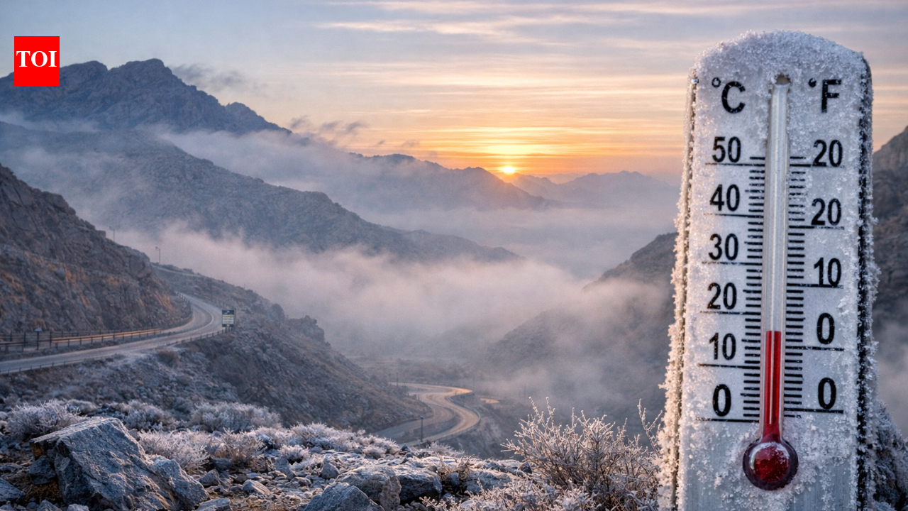 रेगिस्तान में बर्फ? संयुक्त अरब अमीरात में 0.2°C के साथ इस मौसम का सबसे कम तापमान दर्ज किया गया विश्व समाचार