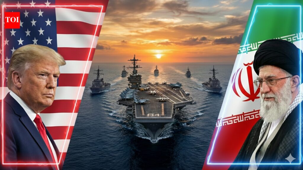 ‘विशाल अमेरिकी सैन्य बेड़ा ईरान की ओर बढ़ रहा है’: तेहरान के यह कहने के बाद डोनाल्ड ट्रंप कि ‘उसकी उंगली ट्रिगर पर है’