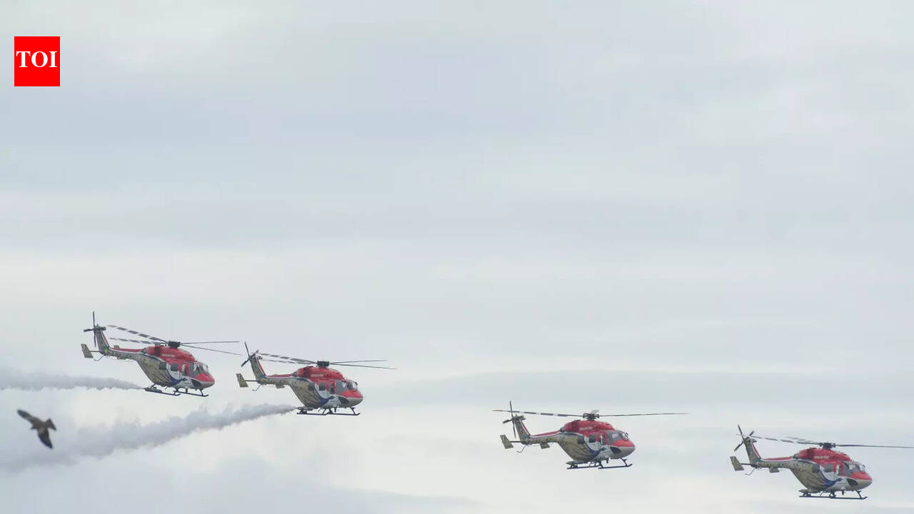 IAF सारंग हेलीकॉप्टर टीम सिंगापुर एयरशो में प्रदर्शन करेगी | भारत समाचार