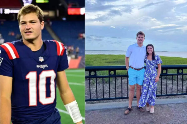 पैट्रियट्स के सुपर बाउल में जाने से पहले ड्रेक मेय की पत्नी ऐन ने पजामा और चश्मा पहन लिया | एनएफएल न्यूज़