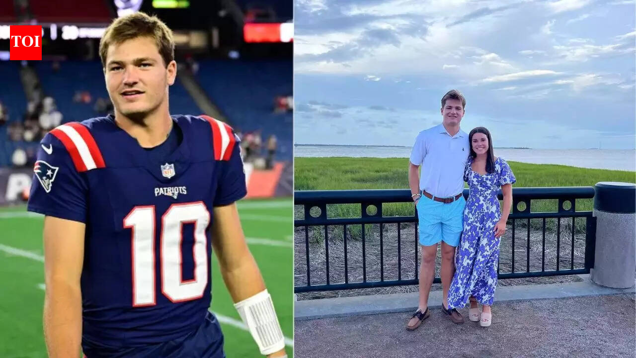 पैट्रियट्स के सुपर बाउल में जाने से पहले ड्रेक मेय की पत्नी ऐन ने पजामा और चश्मा पहन लिया | एनएफएल न्यूज़