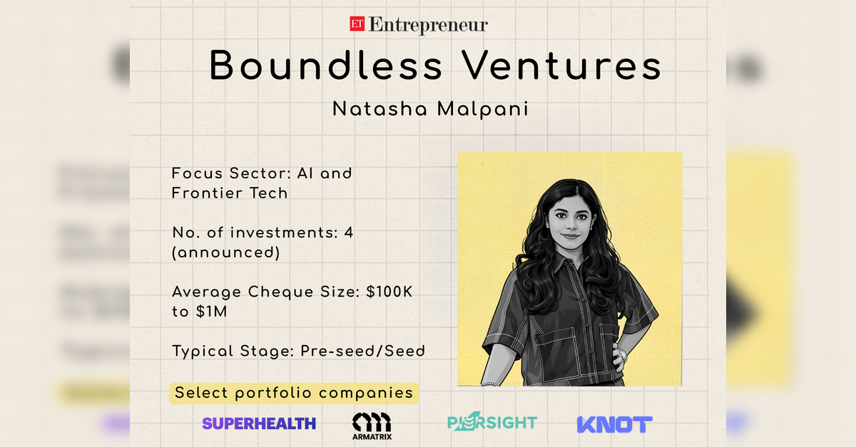 नताशा मालपानी द्वारा पहली एआई-आधारित वेंचर कैपिटल क्रांति, इकोनॉमिकटाइम्सबी2बी
