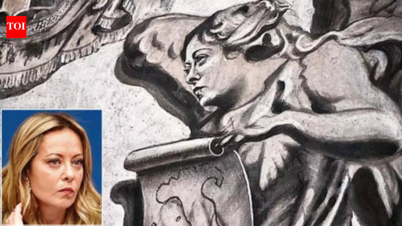 क्या यह परी आपको परिचित लगती है? रोम के एक भित्तिचित्र में एक आधुनिक चेहरा दिखाई देता है