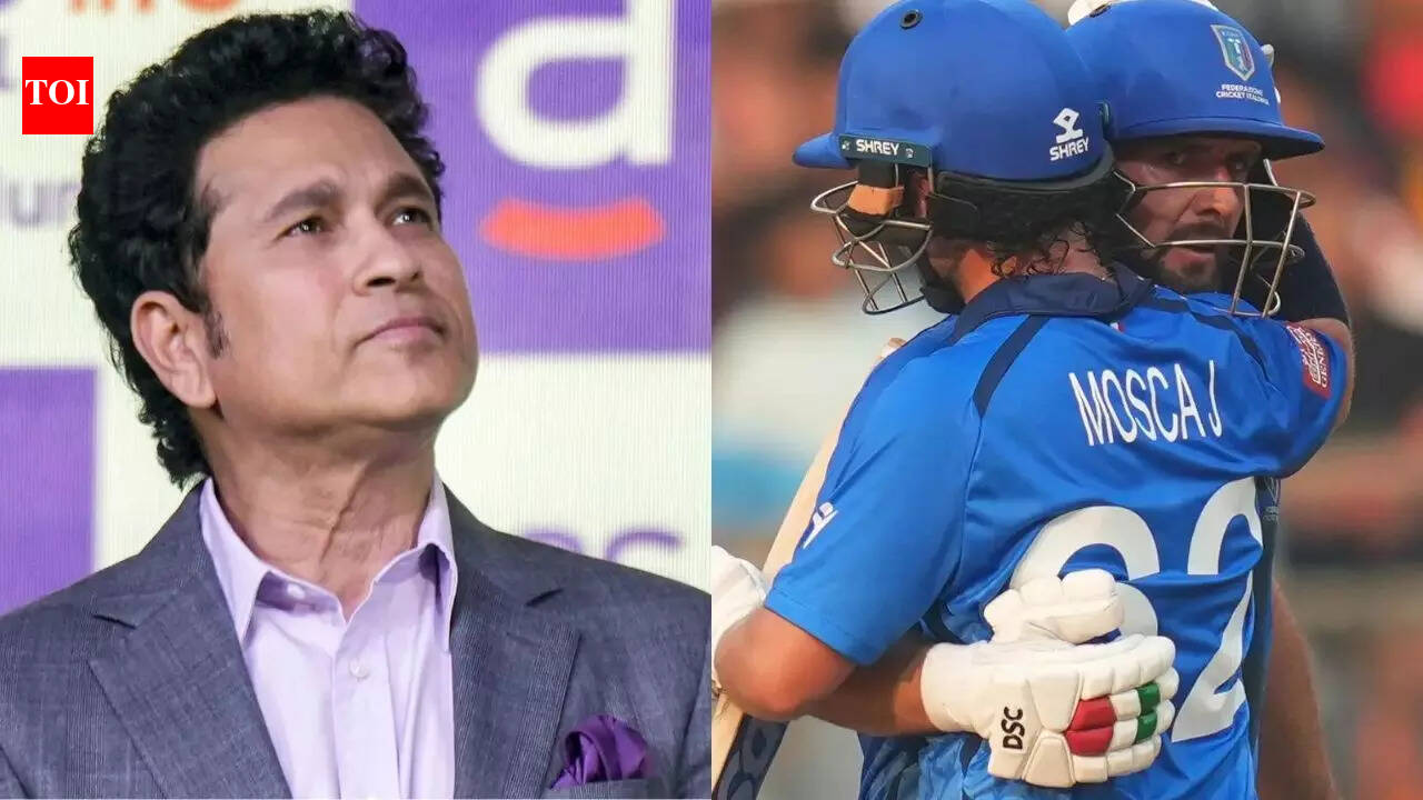 टी20 विश्व कप: सचिन तेंदुलकर ने इटली की 10 विकेट की जीत का जश्न मनाया: ‘एक गौरवान्वित फुटबॉल राष्ट्र अपनी पहचान बना रहा है’ | क्रिकेट समाचार