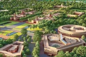 सेंट्रल विस्टा क्षेत्र में लगभग 101 एकड़ भूमि का उपयोग बदला गया | भारत समाचार