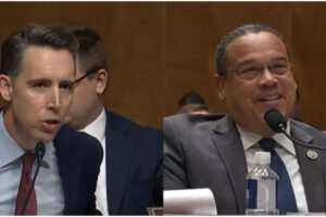 ‘आपको इस्तीफा दे देना चाहिए’: धोखाधड़ी की जांच को लेकर जोश हॉले और कीथ एलिसन के बीच चीख-पुकार मच गई