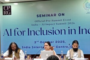 सीपीआरजी नई दिल्ली में इंडिया एआई इम्पैक्ट समिट 2026 में कई कार्यक्रमों की मेजबानी करेगा; शिक्षा, रोजगार और डेटा प्रशासन में एआई पर ध्यान केंद्रित करें | भारत समाचार