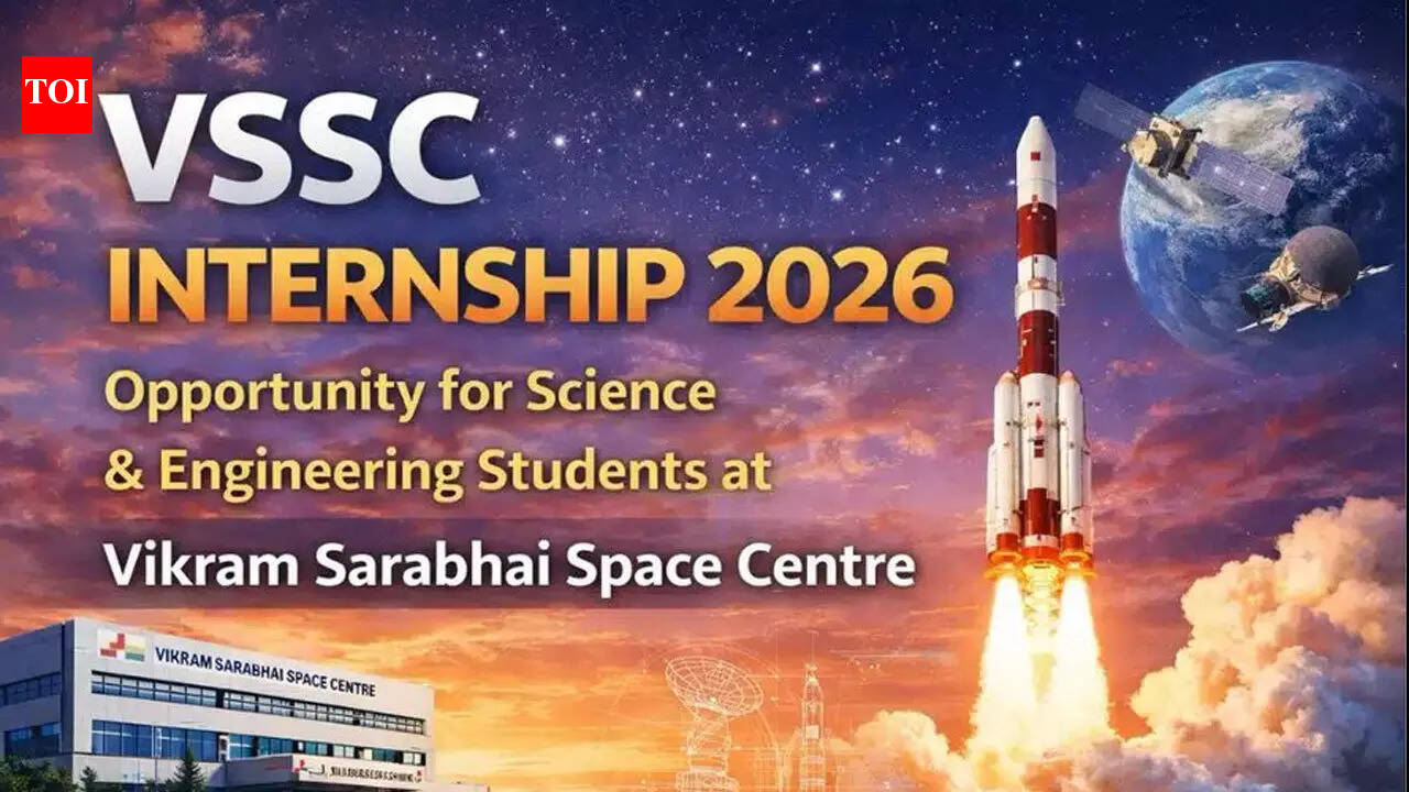 इसरो विक्रम साराभाई अंतरिक्ष केंद्र ने यूजी और पीजी विज्ञान और इंजीनियरिंग छात्रों के लिए इंटर्नशिप के अवसरों की घोषणा की है