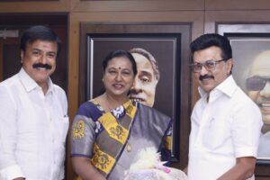 डीएमडीके तमिलनाडु चुनाव के लिए डीएमके के नेतृत्व वाले गठबंधन में शामिल हुई; प्रेमललता विजयकांत ने स्टालिन से की मुलाकात | चेन्नई समाचार