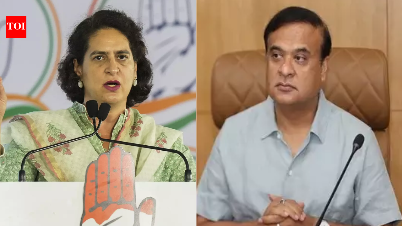 ‘असम के युवाओं और महिलाओं के बारे में बात करें’: प्रियंका गांधी ने गौरव गगोई के परिवार पर टिप्पणियों के लिए सीएम हिमंत सरमा की आलोचना की | भारत समाचार