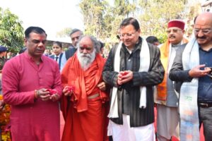 उत्तराखंड के मुख्यमंत्री पुष्कर धामी ने कुंभ मेला 2027 के लिए 234 करोड़ रुपये की 34 परियोजनाओं की आधारशिला रखी | भारत समाचार