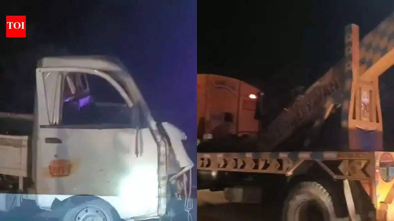 बिहार के भागलपुर में NH-31 पर एक तेज़ रफ़्तार बस के दो वाहनों से टकराने से चार की मौत हो गई और 11 घायल हो गए | भारत समाचार