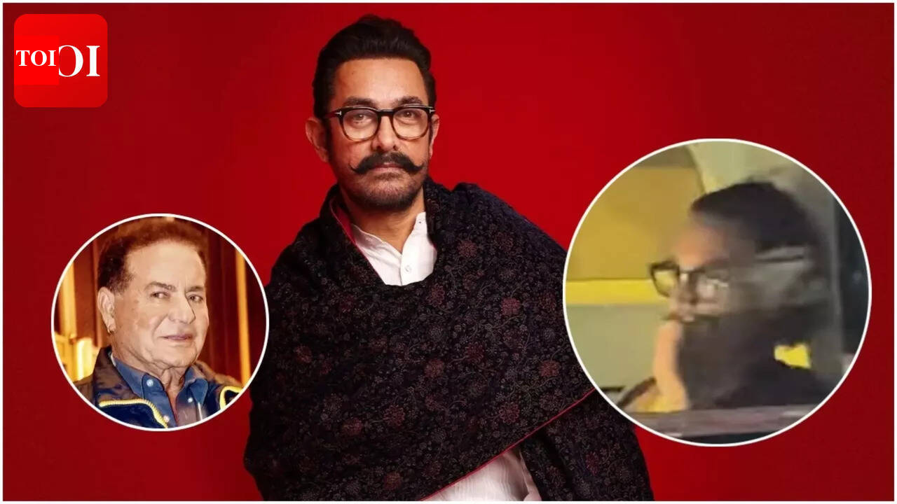 आमिर खान दूसरी बार सलीम खान से मिलने अस्पताल गए; चिंतित लग रहा है – देखें | हिंदी मूवी समाचार