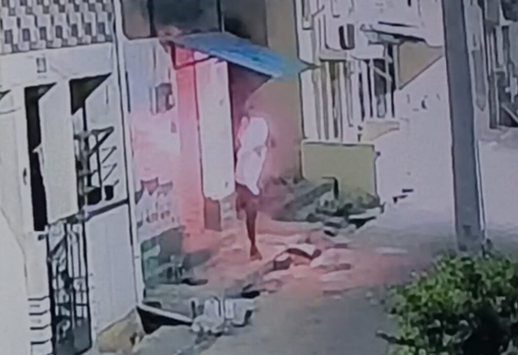 सीसीटीवी फुटेज में कल्लाकुरिची में एक महिला अपने पति को आग लगाते हुए दिख रही है | चेन्नई समाचार