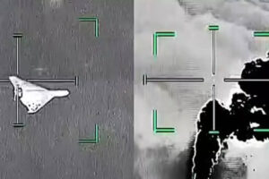 दुबई समाचार: ईरान-अमेरिका-इजरायल युद्ध के बीच यूएई द्वारा 10 बैलिस्टिक मिसाइलों को रोकने के बाद मिसाइल का मलबा शेख जायद रोड की इमारत पर गिरा।