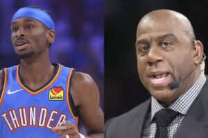 लेकर्स के दिग्गज मैजिक जॉनसन ने रिकॉर्ड तोड़ने वाली उपलब्धि के बाद ओकेसी थंडर स्टार शाई गिलगियस-अलेक्जेंडर को एक हार्दिक संदेश भेजा | एनबीए न्यूज़