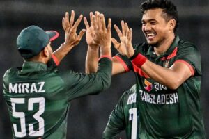 सलमान आगा का शतक व्यर्थ गया क्योंकि तस्कीन अहमद ने बांग्लादेश को पाकिस्तान पर 11 रन से सीरीज जीत दिलाई | क्रिकेट समाचार