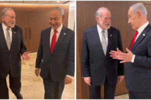 बेंजामिन नेतन्याहू: ‘हां, माइक, मैं जीवित हूं’: नेतन्याहू ने अमेरिकी दूत के साथ नए वीडियो में मौत की अफवाहों का फिर से मजाक उड़ाया; कहते हैं ‘उन्होंने आज दो नाम काट दिए’