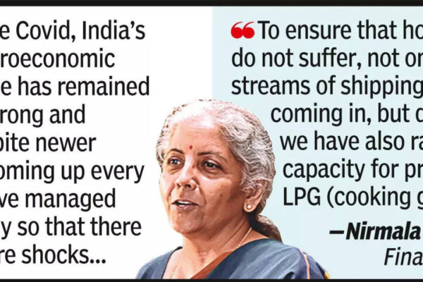 राष्ट्रीय जरूरतों को पूरा करने के लिए गैस उत्पादन बढ़ाएँ: वित्त मंत्री सीतारमण